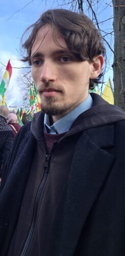 Foto van Nils bij een actie