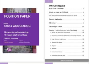 Position Paper 50PLUS Den Haag